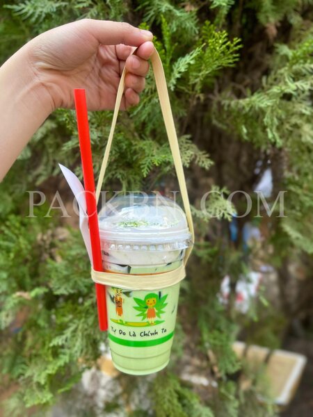 Packbn leaf cup holder strap