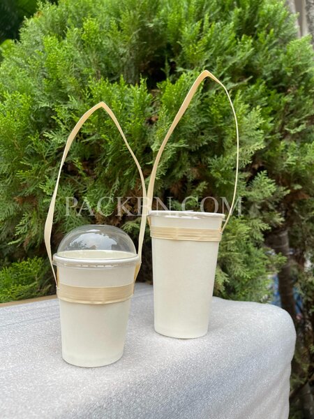 Packbn leaf cup holder strap