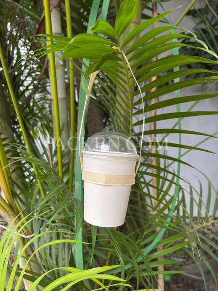 Packbn leaf cup holder strap