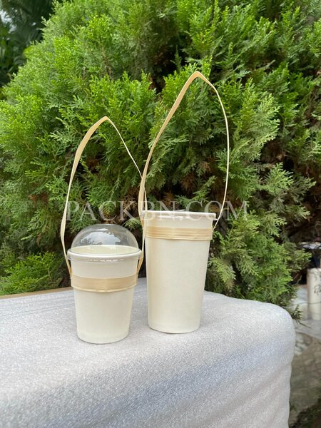 Packbn leaf cup holder strap