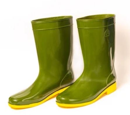 Moss green boots
