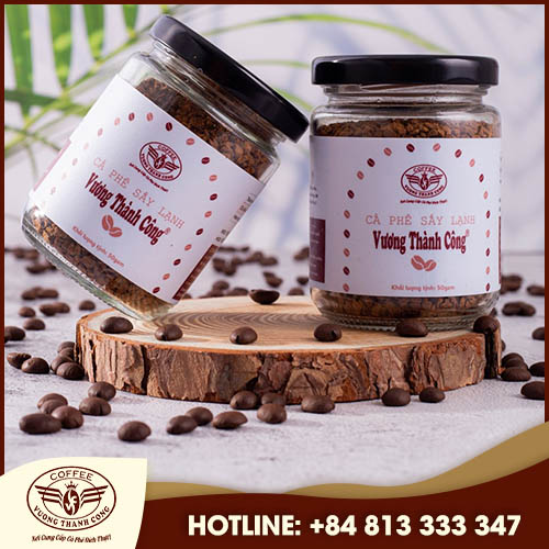 Freeze-dried coffee