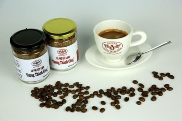 Cold dried coffee
