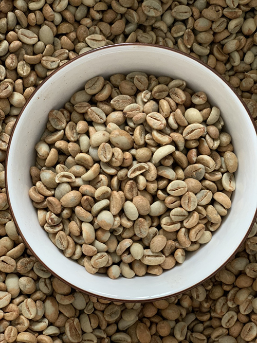 Robusta green coffee bean