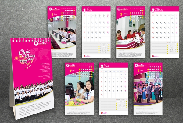 Tet calender printing