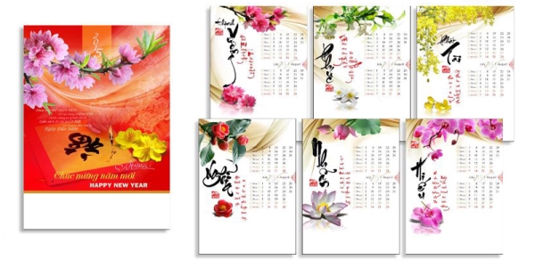Tet calender printing