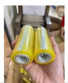 Yellow adhesive tape for packing