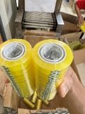 Yellow adhesive tape for packing
