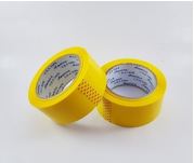 Yellow adhesive tape