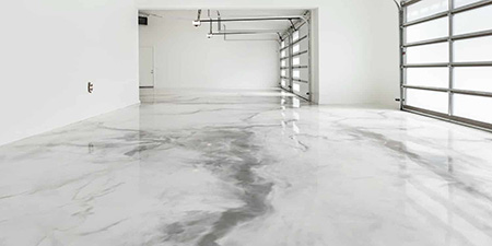 Metallic epoxy coating service