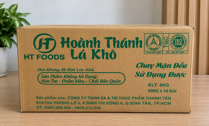 Dried Wonton HT Foods - 5kg