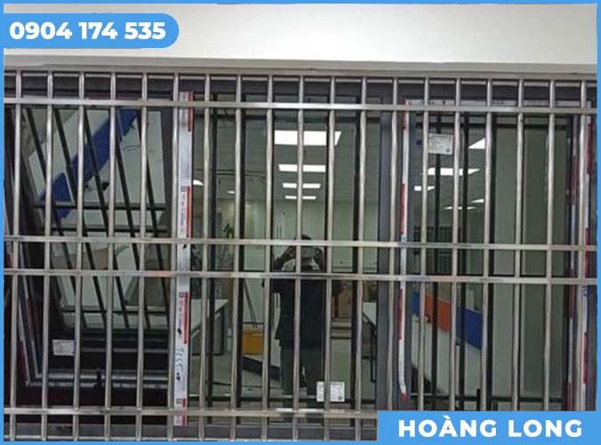 Inox window frame