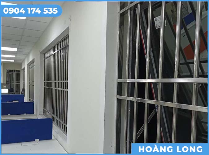 Inox window frame