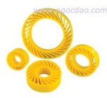 Clamping wheel for corrugated machine