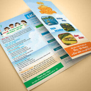 A4 folded flyer