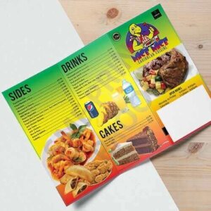 A4 folded flyer