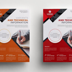 A5 folded flyer