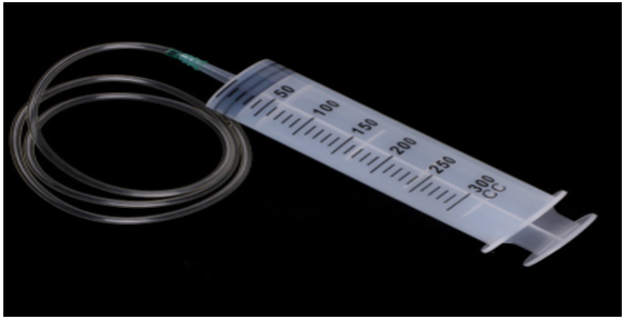 Plastic Syringe - Silicone Tubing