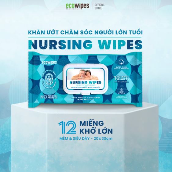 Nursing wet wipes for elders