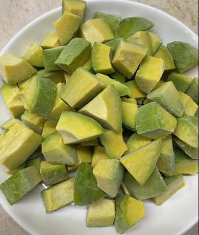 Frozen avocado