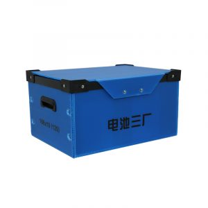 PP corrugated plastic bins with lids