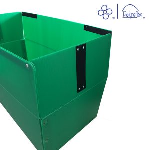Collapsible PP corrugated plastic bins