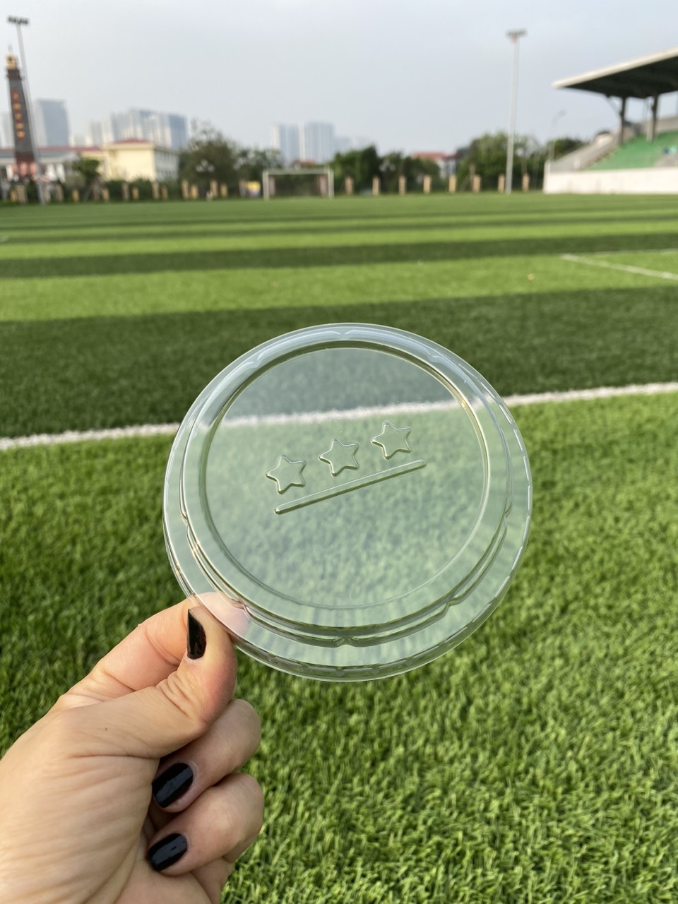 Plastic lid