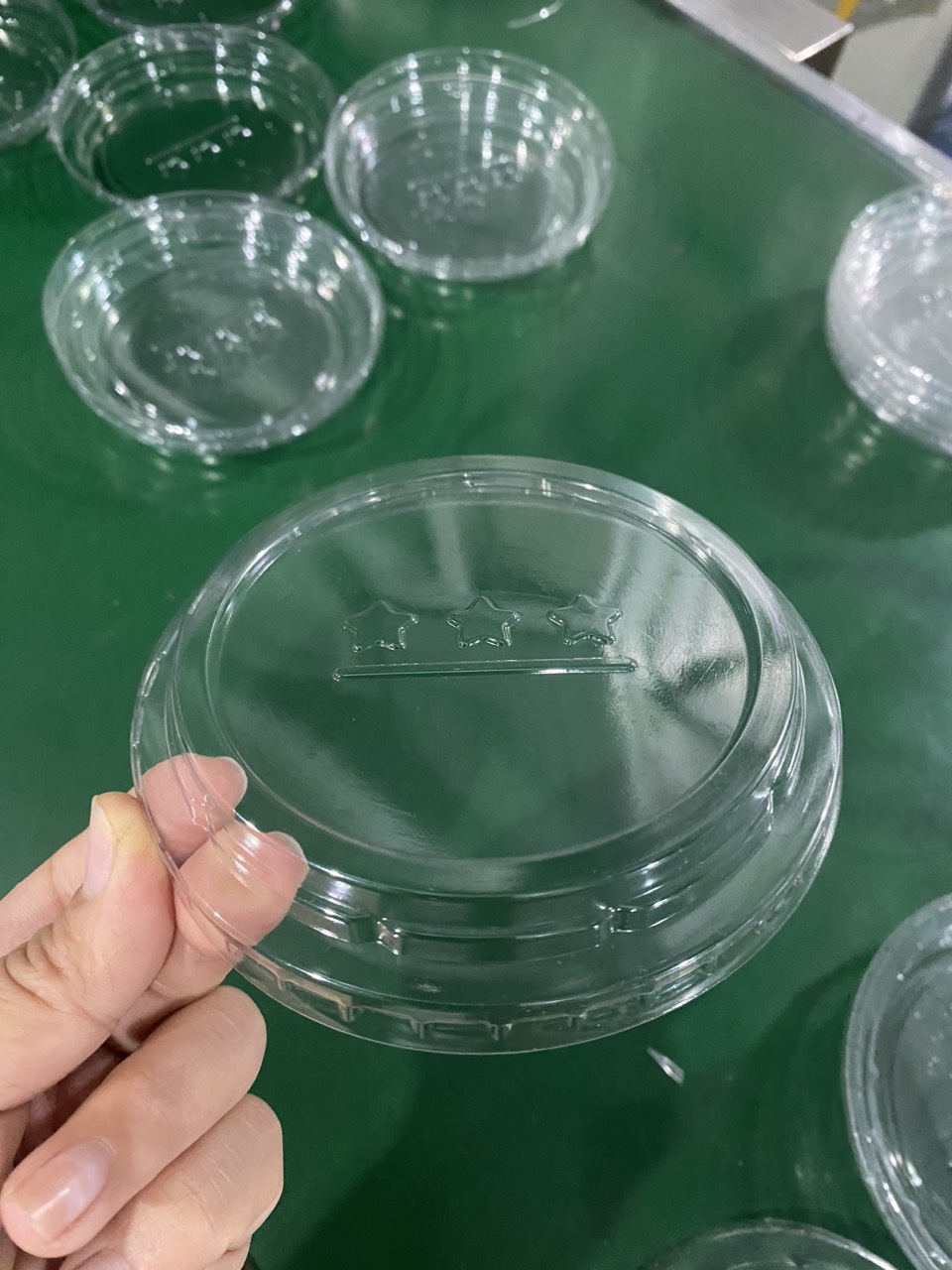 Plastic lid