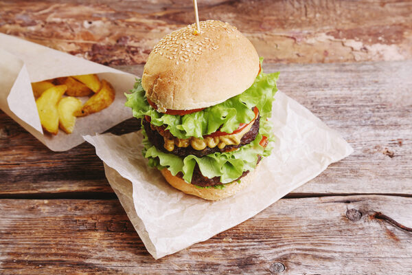 Sandwich and hamburger wrap