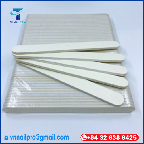 Round White Nail Files