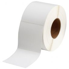 White barcode printing label
