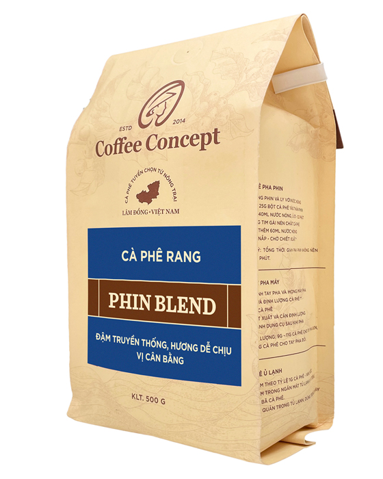 Phin blend roasted coffee (250g-500g pack)