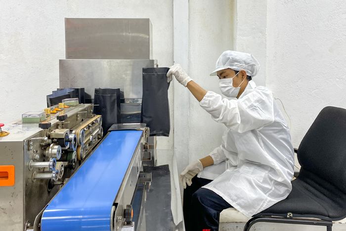 Roasting and packaging factory