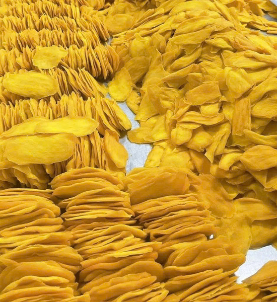 Soft dried mango