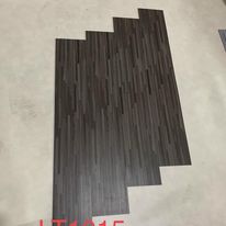 Wood look plastic flooring