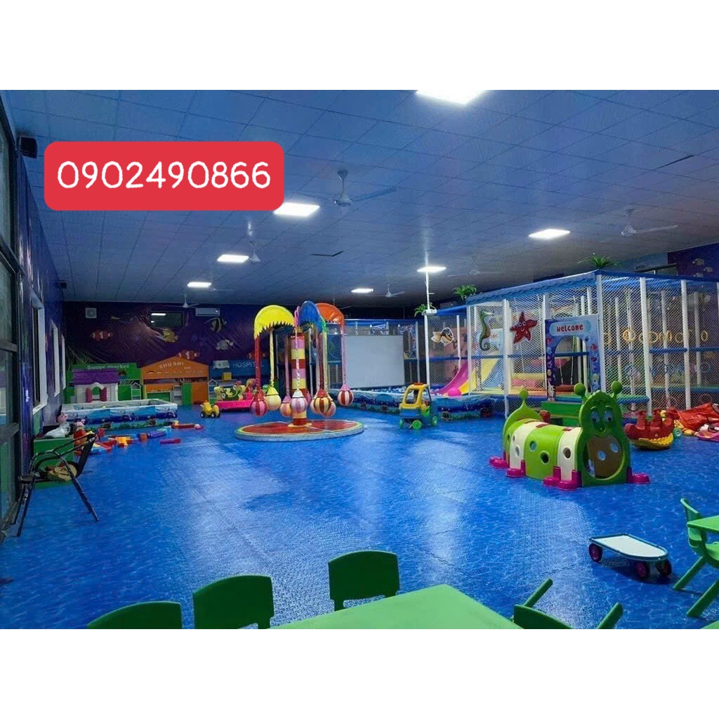 Printed foam mats, playground mats