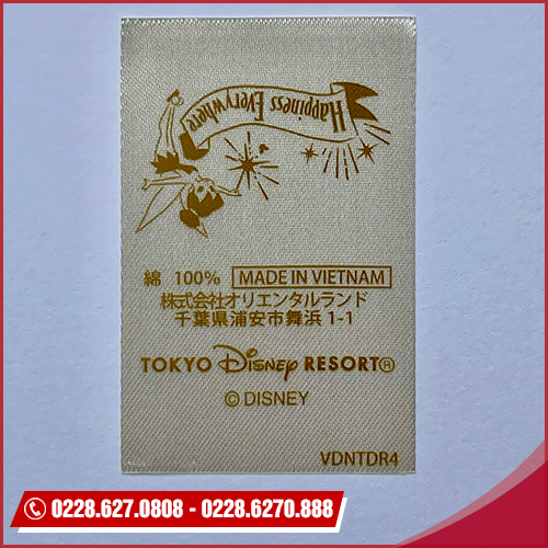 Satin label