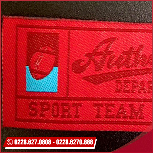 Embroidered stamp