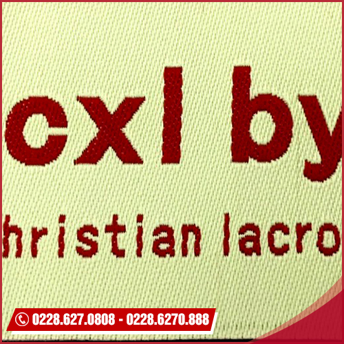 Knitted label