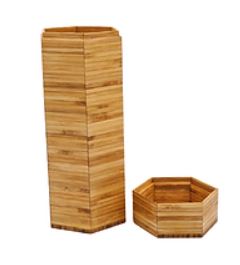 Bamboo Hexagon Canister