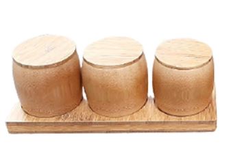 Bamboo Spice Holder