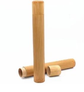 Bamboo Toothbrush Travel Case