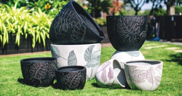 Poly, Cement Planter