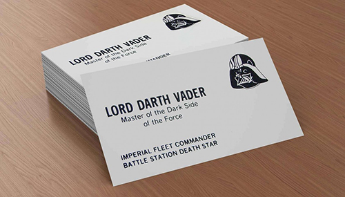 Card visit printing