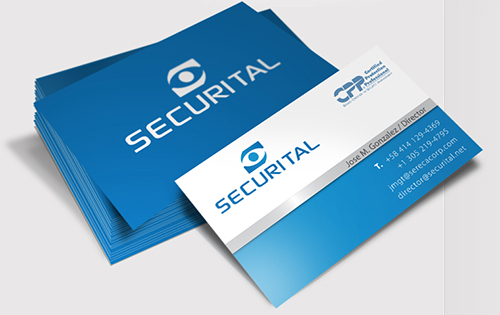 Card visit printing