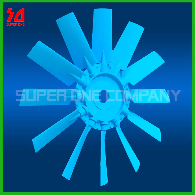 Aluminum axial fan blade AL