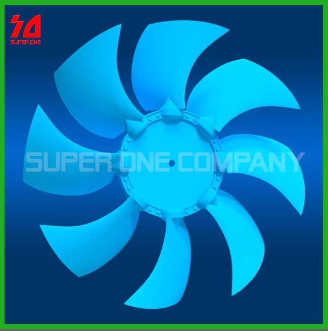 Plastic axial fan blade SY