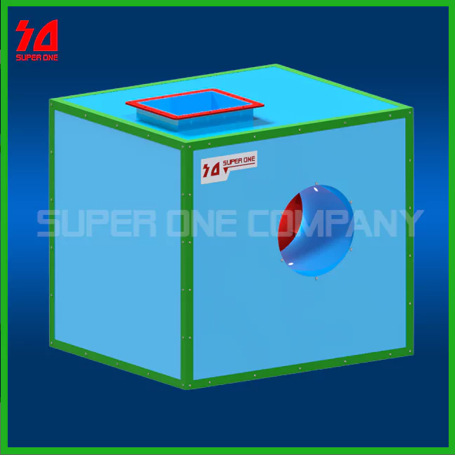 Square centrifugal fan box CTB