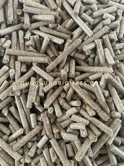 Rice husk pellets