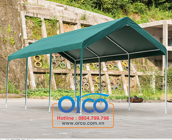 Mobile sliding canopy for car